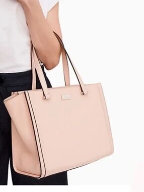 Kate Spade Regatta Court Saffiano Leather Large Tote Bag In Pink
